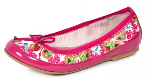 Agatha Ballet Flat Girls slip on shoe 162980D Pink