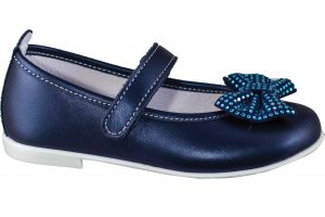 Ciciban girls Ballerina flats leather Laika blue 46 1642 Last pair