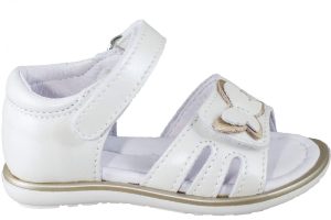 white butterfly sandal