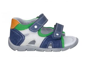 Balocchi boys sandal open toes Smart blue orange 473355 Not Green as Photo