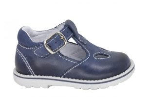 Balocchi boys toddler shoe Solero navy 47 1305 Velcro strap/Not Buckle