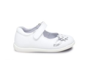 Balocchi girls mary jane shoe Paris white 48 1343