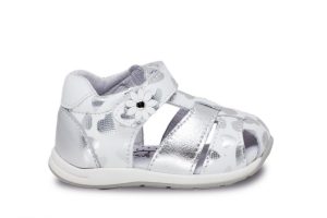 Girls Summer Sandal Ciciban Selfi White/Silver