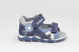 Balocchi boys leather sandal poker blue 49 2593