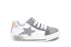 Balocchi girls leather sport shoe 99 6421 Argento