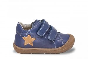 Image of blue toddler shoes with yellow star