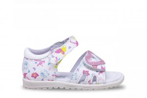 Balocchi toddler girls sandal Paris white/pink 11 1336