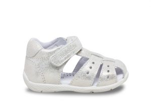 Balocchi girls toddler sandal over platino 11 6150