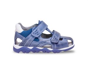 Ciciban boys leather sandal with double strap Trekk blue 31 1572