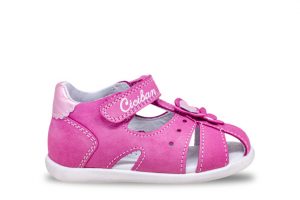 Ciciban girls leather sandal Kiss pink 31 2334