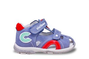 Ciciban boys double starap leather sandal sky blue 31 2966