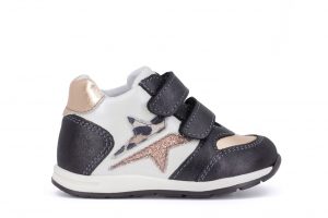 Balocchi girls leather sport shoe Over Nero 61 1189