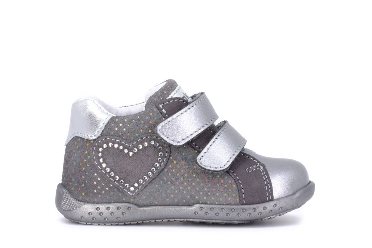 Balocchi girls toddler shoe Over Silver 61 1193