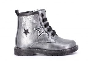 Balocchi girls leather Hi boot Marty Sliver 61 1806
