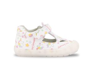 Ciciban girls toddlers first walker t-bar buggy white 32 1304