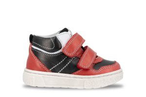 Balocchi Boys basket boot leather Bernie Red 621740