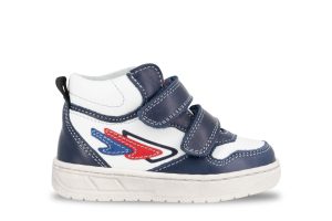 Balocchi Boys basket leather boot Bernie blue 621746