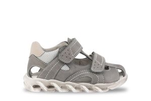 Ciciban boys leather sandal double strap Trekk Fumo 33 2572