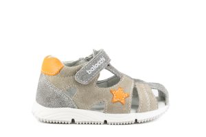 Balocchi boys leather sandal Spinner smog 14 3306