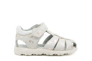 Ciciban girls leather sandal Trekk Platino 34 2553