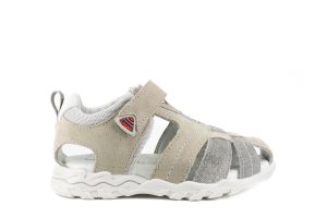 Balocchi Boys leather sandal Trekk Kaki 14 3570
