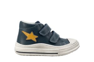 Ciciban Boys hi cut shoe 84 1975 Chalky navy
